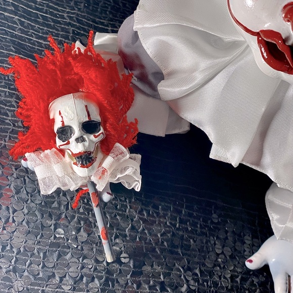 Halloween Pennywise Inspired Doll W/Costume Rattler Georgie Scary/Freak Signed! - Picture 2 of 7